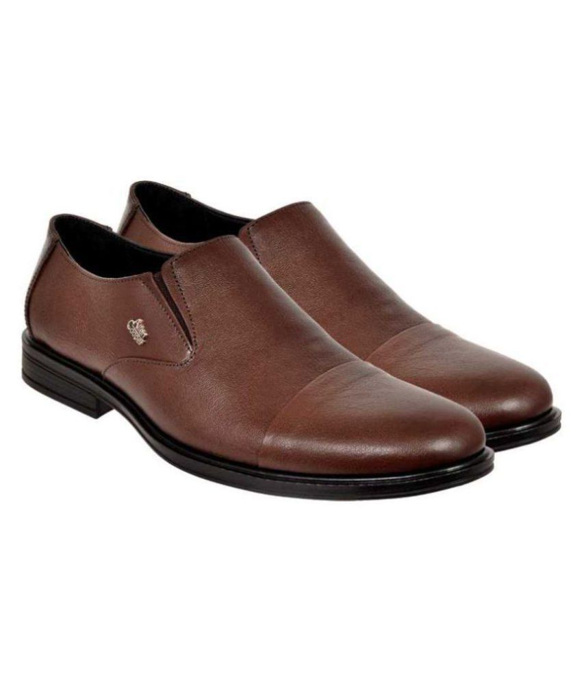     			Allen Cooper Lifestyle Brown Casual Shoes