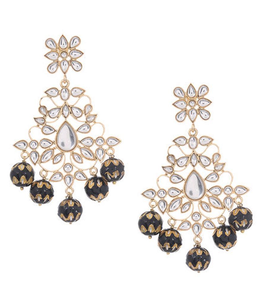 Glitterati By Alankriti Black Gold Tone Meenakari Kundan Inspired Earrings Buy Glitterati By Alankriti Black Gold Tone Meenakari Kundan Inspired Earrings Online At Best Prices In India On Snapdeal The appeal and fascination of the design, slants and even adornments truly overwhelm us indians and we regularly attempt to instill the equivalent. snapdeal