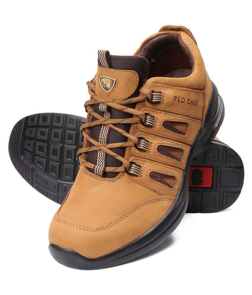 red chief long boot shoes