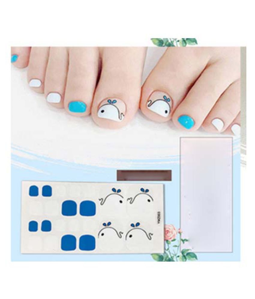 COLOGO 1PC Web Celebrity Douyin Nail Paste Toe Nail Paste Nail Sticker
