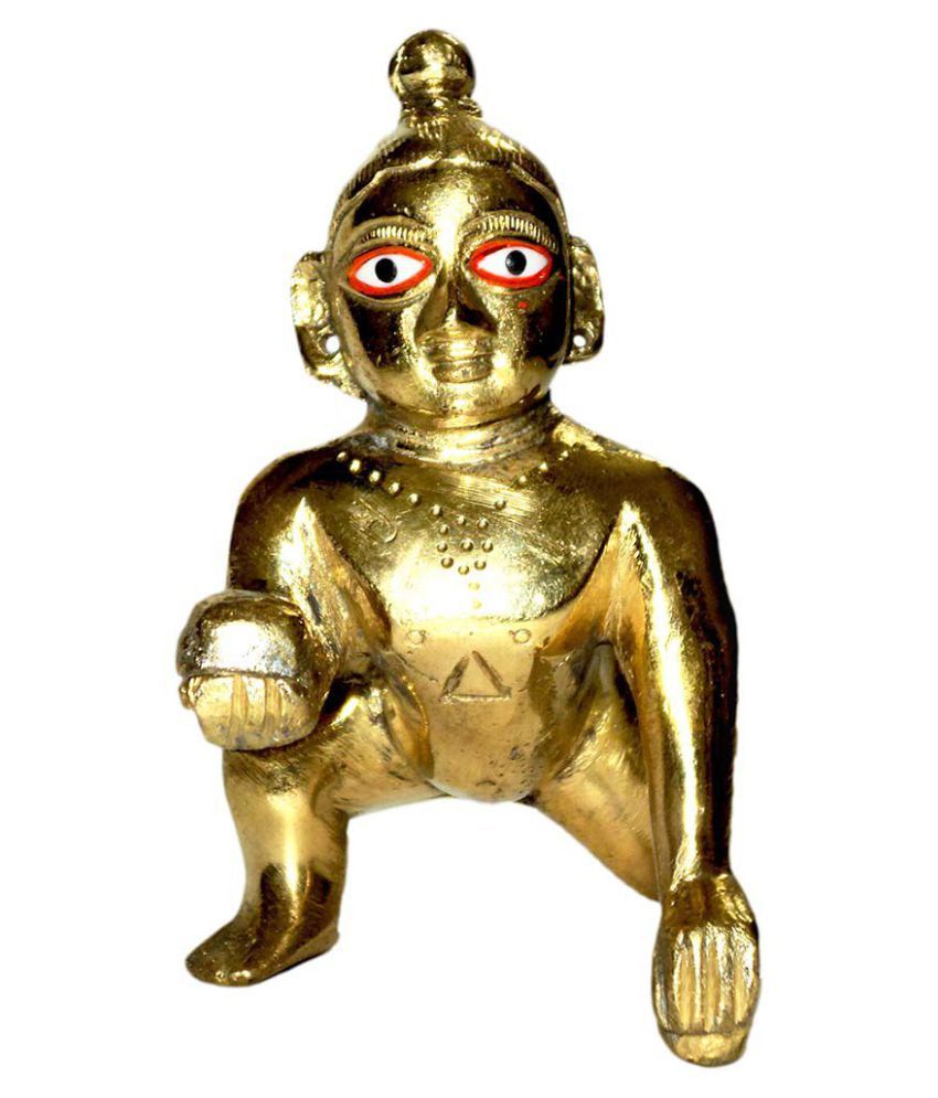     			NITIN  Golden Laddu Gopal Idol