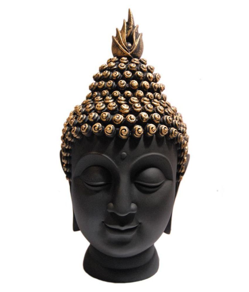     			preet collection Black Lord gautam Buddha Statuea