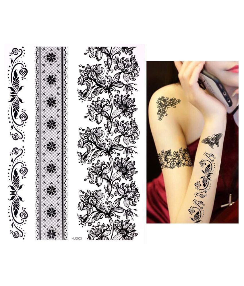 YUTIRITI Temporary Mehndi Tattoo Sticker For GirlsDesign K Body Tattoo  Buy YUTIRITI Temporary Mehndi Tattoo Sticker For GirlsDesign K Body Tattoo  at Best Prices in India  Snapdeal