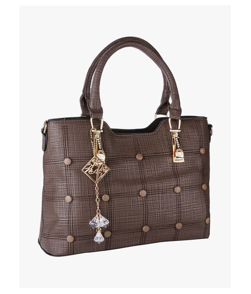 Satchel Bags & Accessories Chocolate Brown P.U. Shoulder Bag Buy
