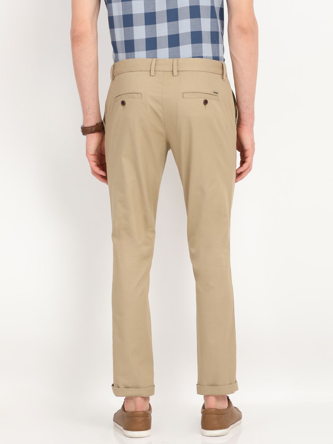 khaki tapered cargo pants