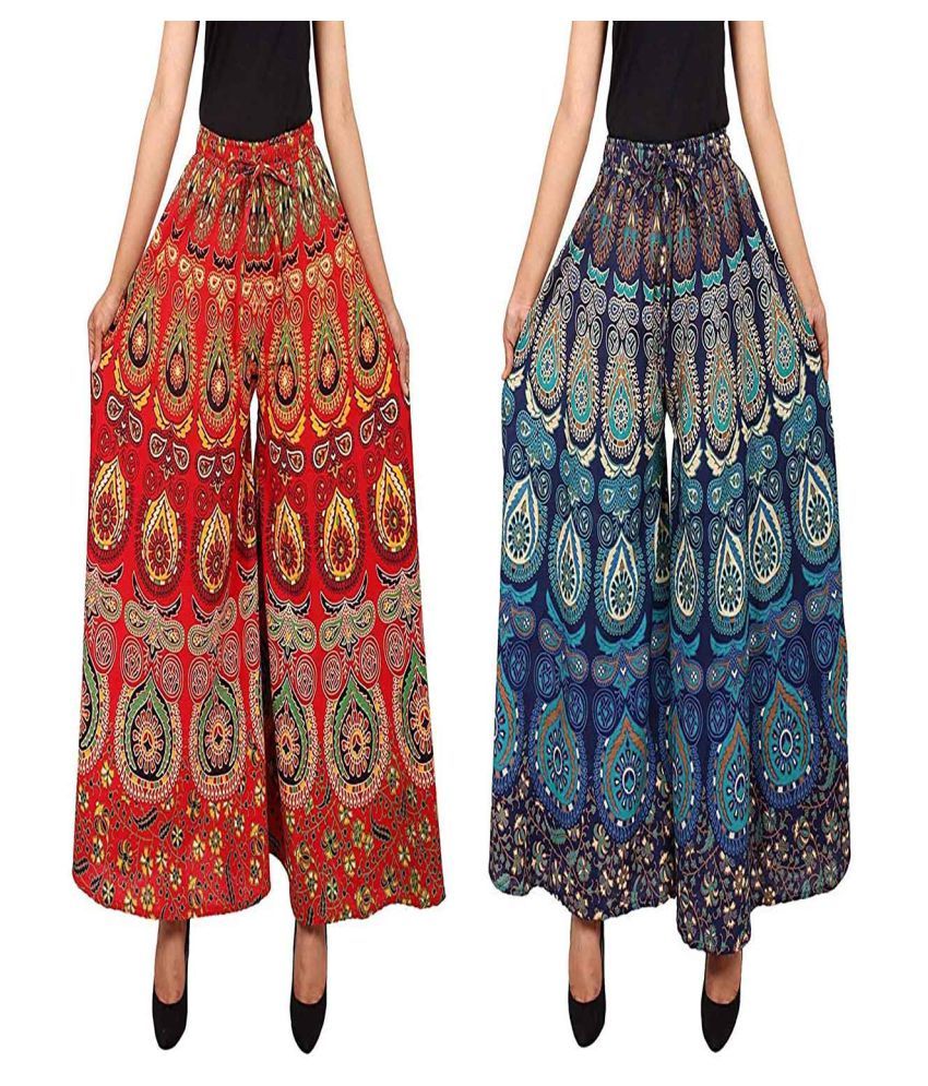 seluar palazzo cotton