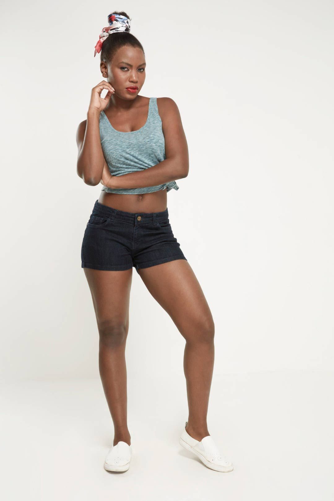 Buy FREAKINS Denim Hot Pants - Black 