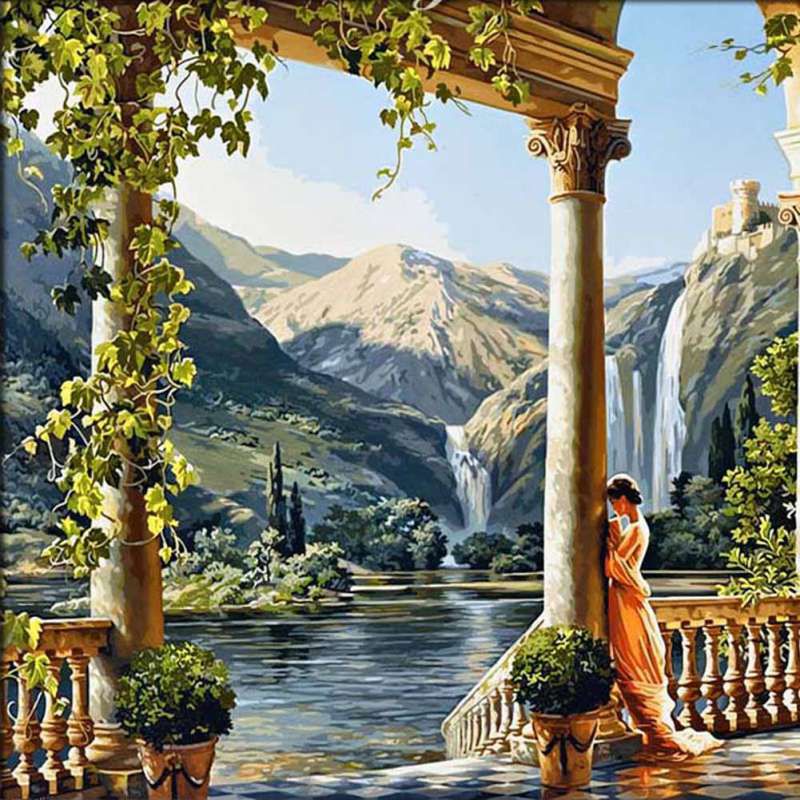 Wall Landscape Oil Painting By Numbers Pinturas Al Oleo Home Cuadros Decoracion Pictures Canvas Oil Painting Coloring By Number Buy Wall Landscape Oil Painting By Numbers Pinturas Al Oleo Home Cuadros Decoracion