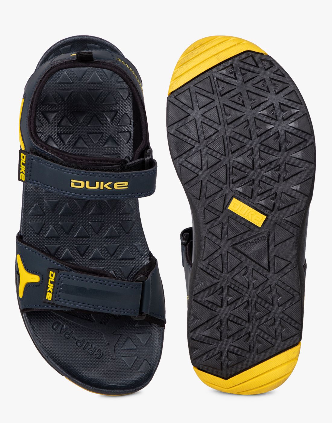 Duke Yellow Synthetic Floater Sandals - Buy Duke Yellow Synthetic Floater Sandals Online at Best 