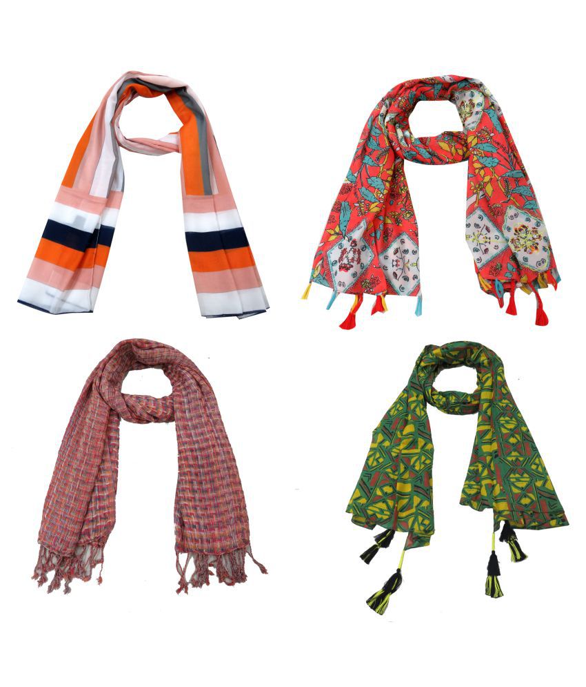 URBAN-TRENDZ Multi Polyester Stoles: Buy Online at Low Price in India ...
