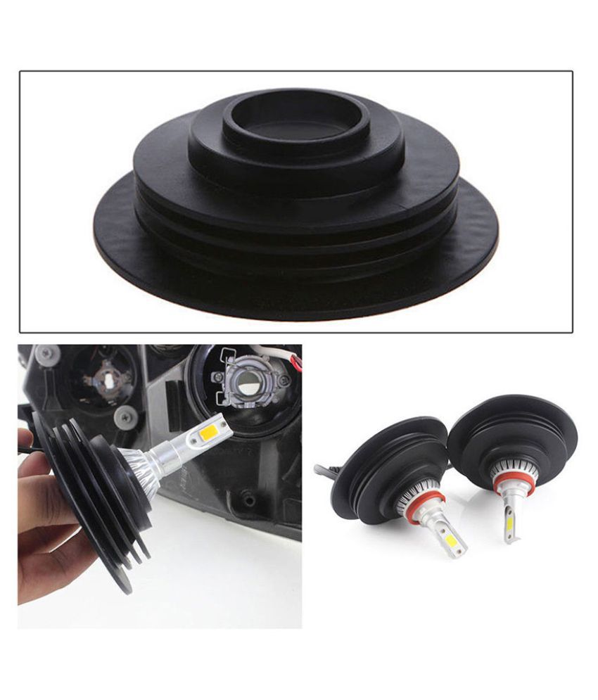 Car LED Headlight Dust Cover Rubber Waterproof and Dustproof Sealing Back Cover A Pair of Equipment Suitable for H4 H7 H8 H11 9005 