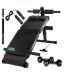 IRIS 30 in 1 Adjustable Sit Up AB Bench, Foldable Decline Bench with Reverse Crunch Handle