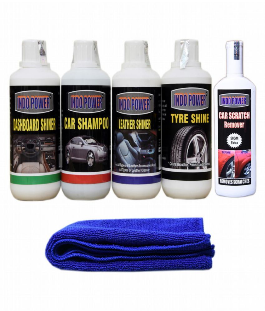 DASHBOARD SHINER 250ML+CAR WASH SHAMPOO 250ml+ TYRE SHINER 250ml
