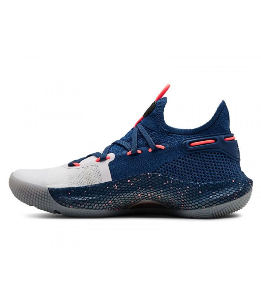 Under Armour Curry 6 Splash Blue Basketball Shoes - Buy Under Armour ...