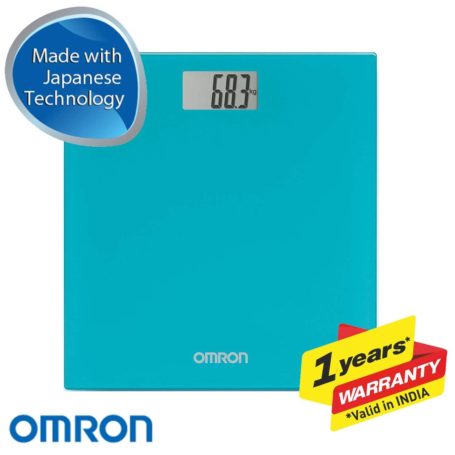 Omron HN 289 (Blue) Automatic Personal Digital Weight Scale With Large