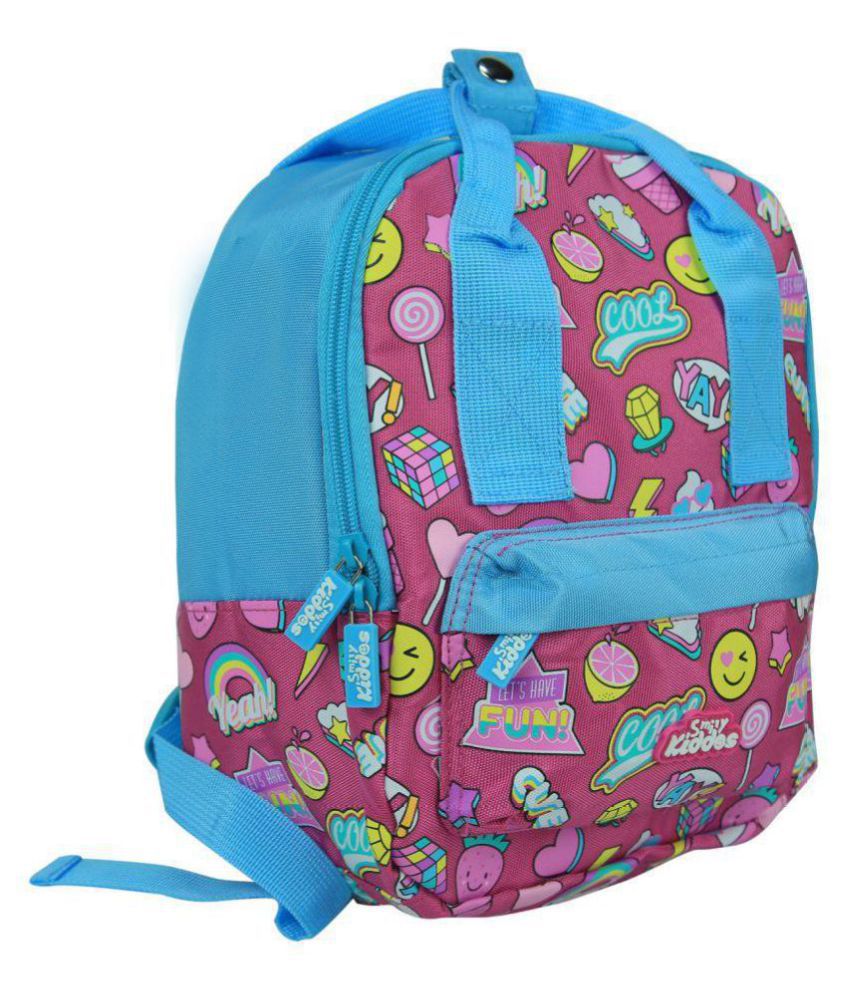 Smily Kiddos 25 Ltrs Pink School Bag for Girls: Buy Online at Best ...