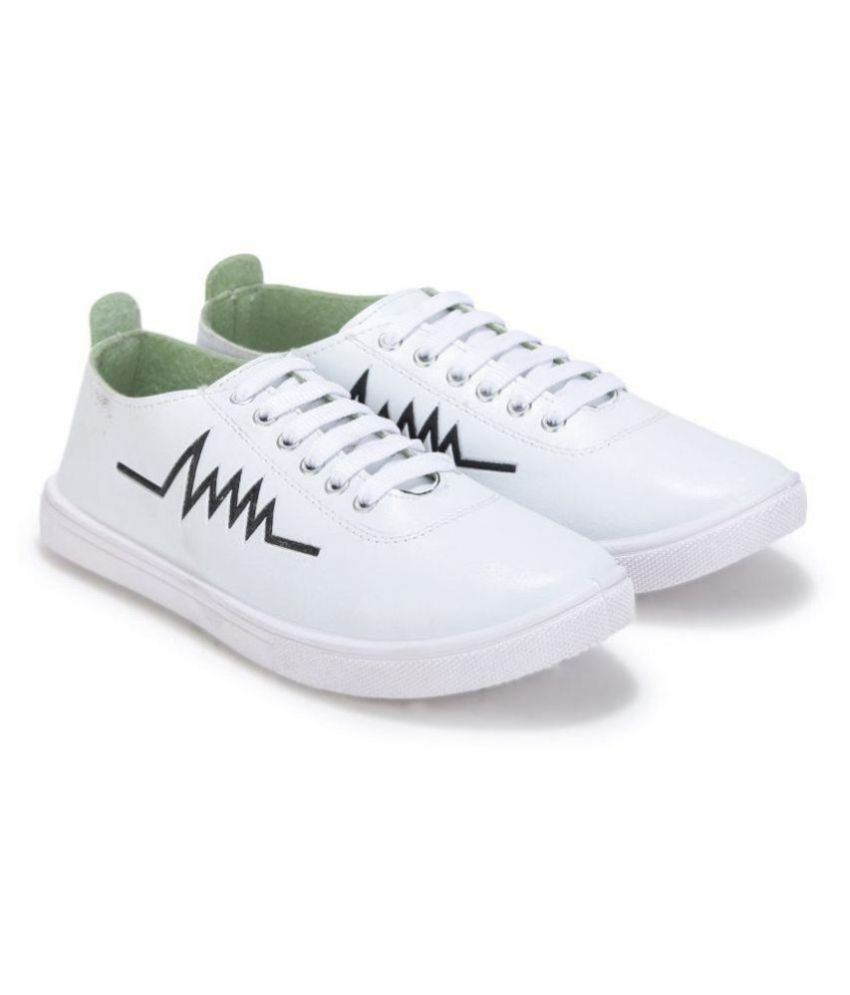 snapdeal white sneakers