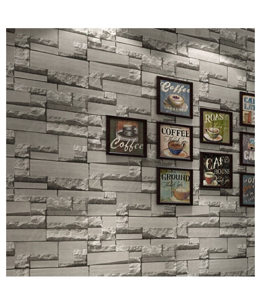 33ft 3d Wallpaper Bedroom Mural Roll Modern Stone Brick Wall