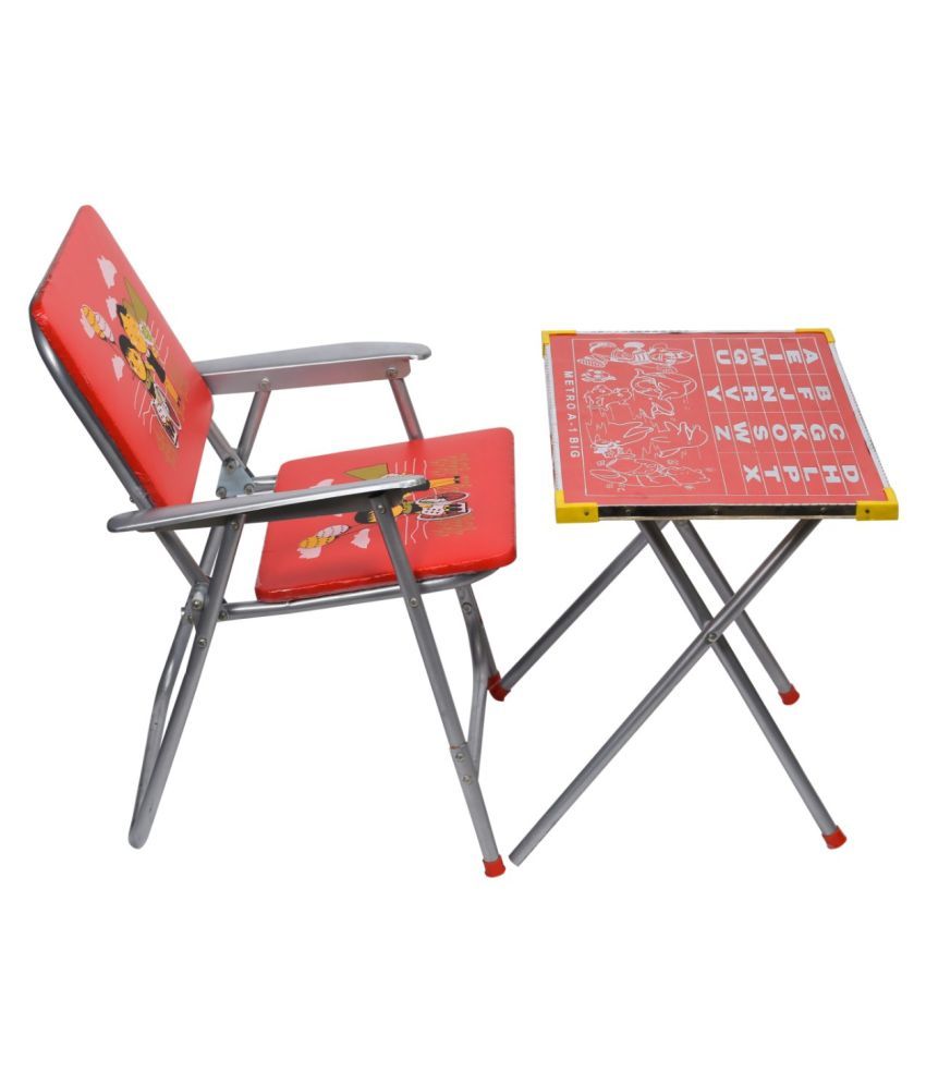 Kids Wooden Folding Study Table Chair Set Childrens Wooden Writing Table And Chair Online Sale Shopping Deal Of The Day