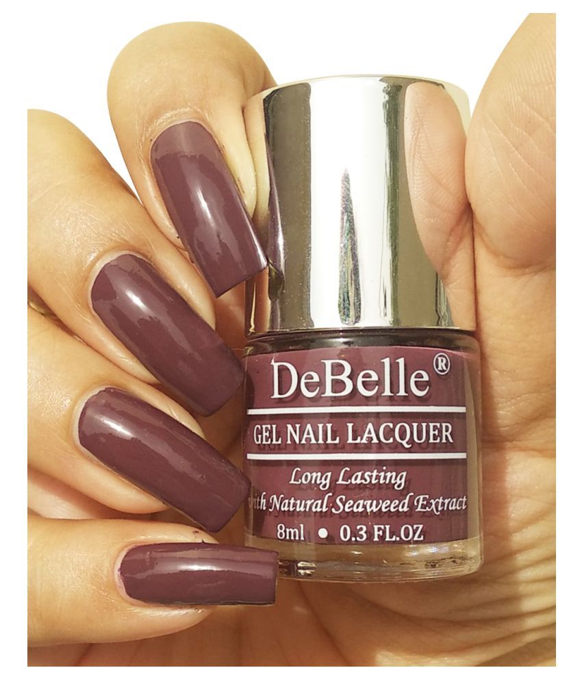 DeBelle Plum Toffee Nail Polish Plum Maroon Glossy 8 mL Buy DeBelle