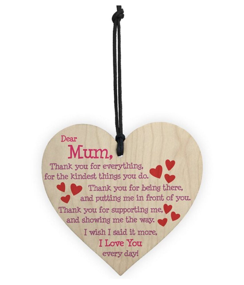 Mum I Love You Everyday Wooden Hanging Heart Mothers Day Gift Home Party Decoration Party Diy Decorations Buy Mum I Love You Everyday Wooden Hanging Heart Mothers Day Gift Home Party Decoration