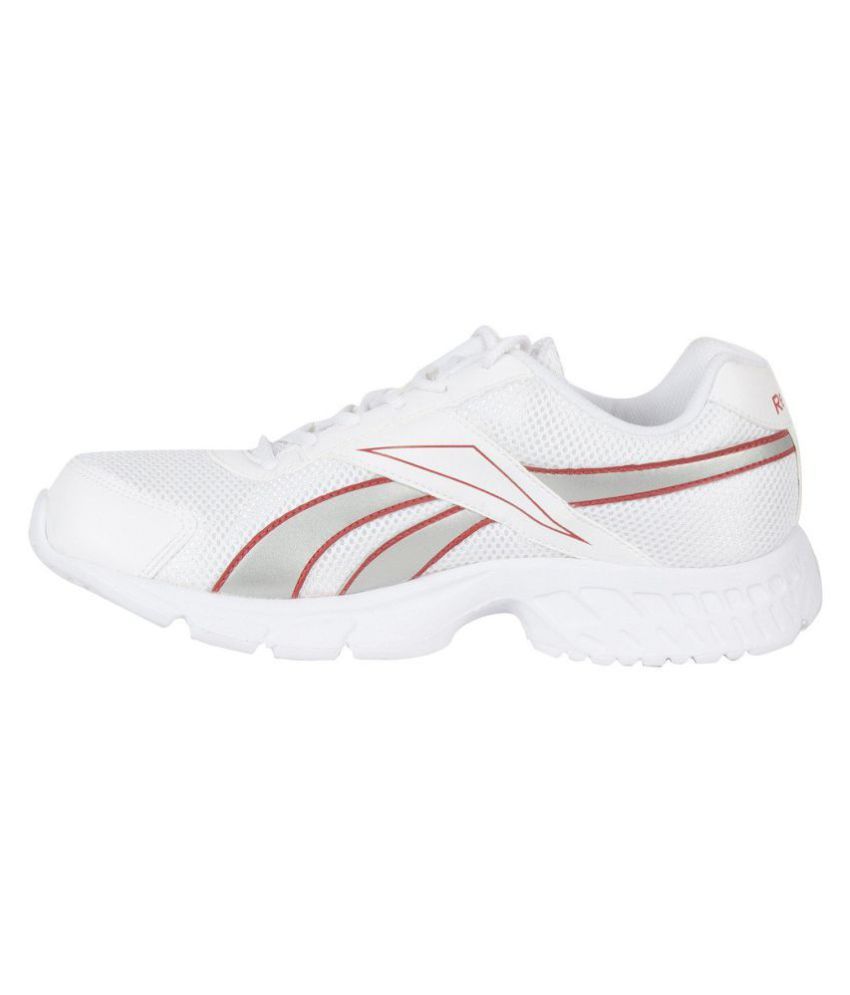 reebok acciomax lp white running shoes