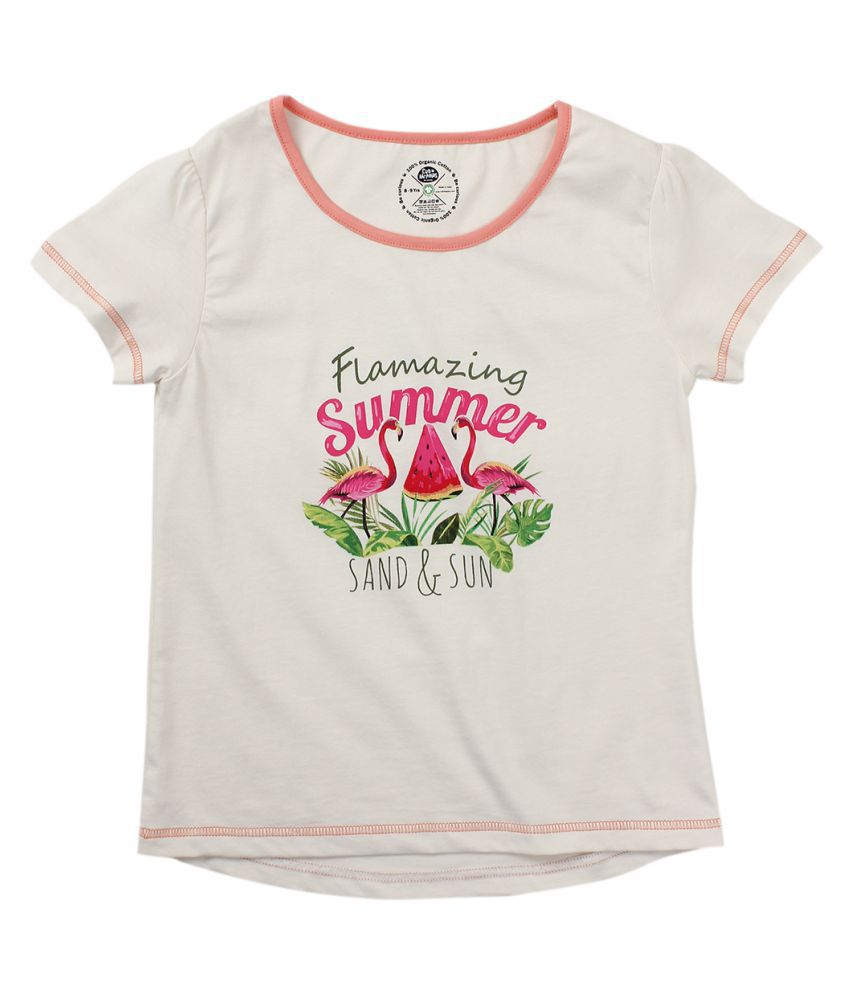     			Terra by Cub McPaws Girls 100% Organic T Shirt | GOTS Certified | Chemical Free | 4 to 12 Years