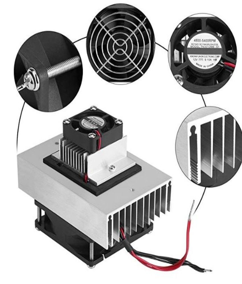 Buy 12V 60W Fridge / Refrigeration Fast Cooling System DIY Kit Mini Air