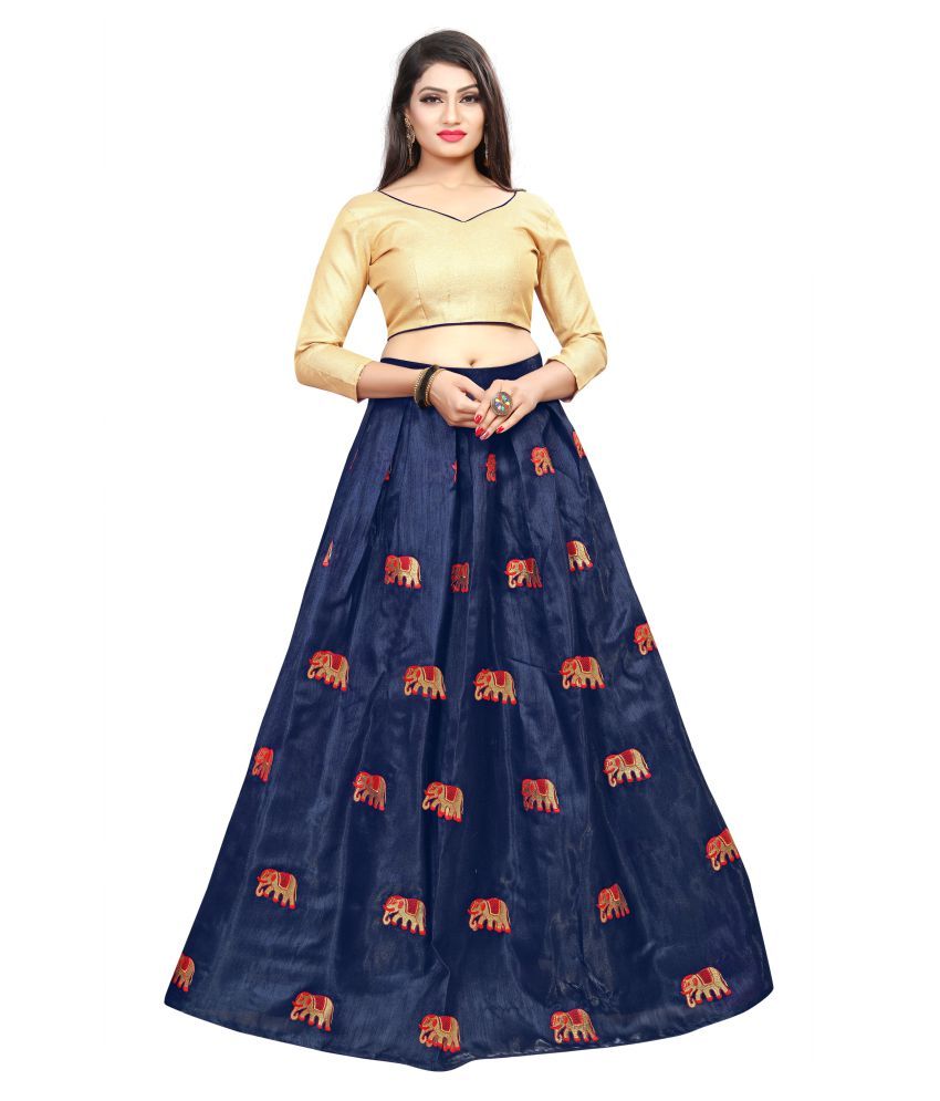 light blue chaniya choli