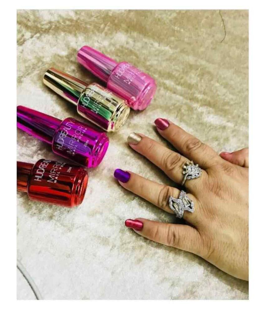 Makeup Fever Mirror Nail Polish Random Color Multi Chrome Pack of 6 12 mL:  Buy Makeup Fever Mirror Nail Polish Random Color Multi Chrome Pack of 6 12  mL at Best Prices in India - Snapdeal