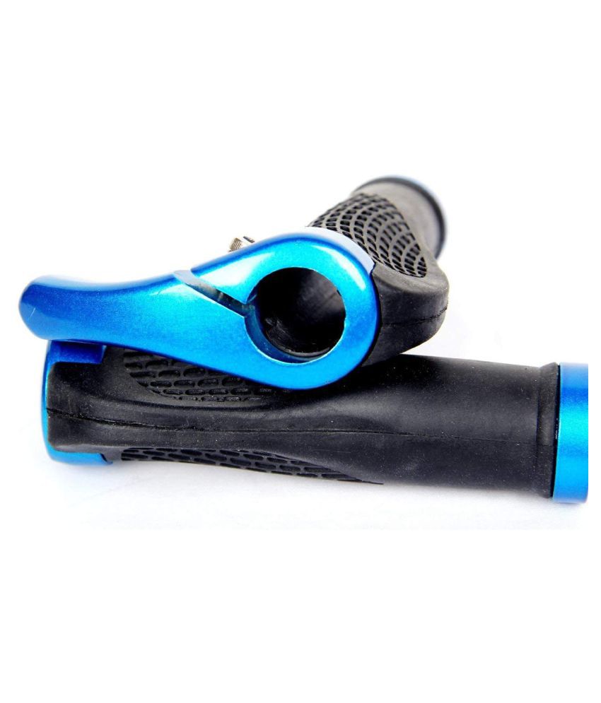 MTB Mountain Bicycle Bar Ends Road Rubber Handlebar Grips Black Accessories Part