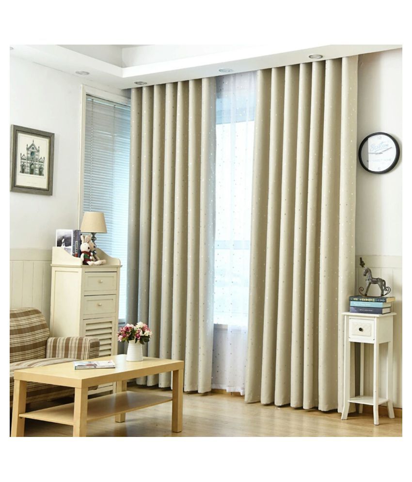 1pc Blackout Curtains Sliding Patio Door Curtain For Living Room