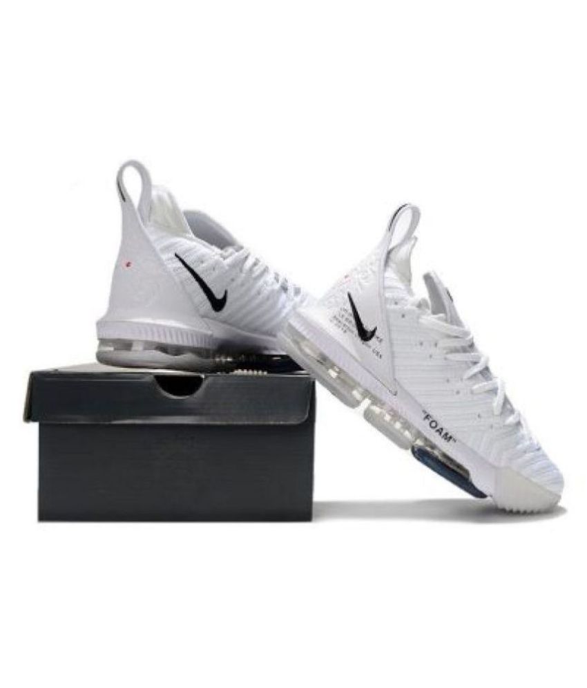 lebron 16 white shoes
