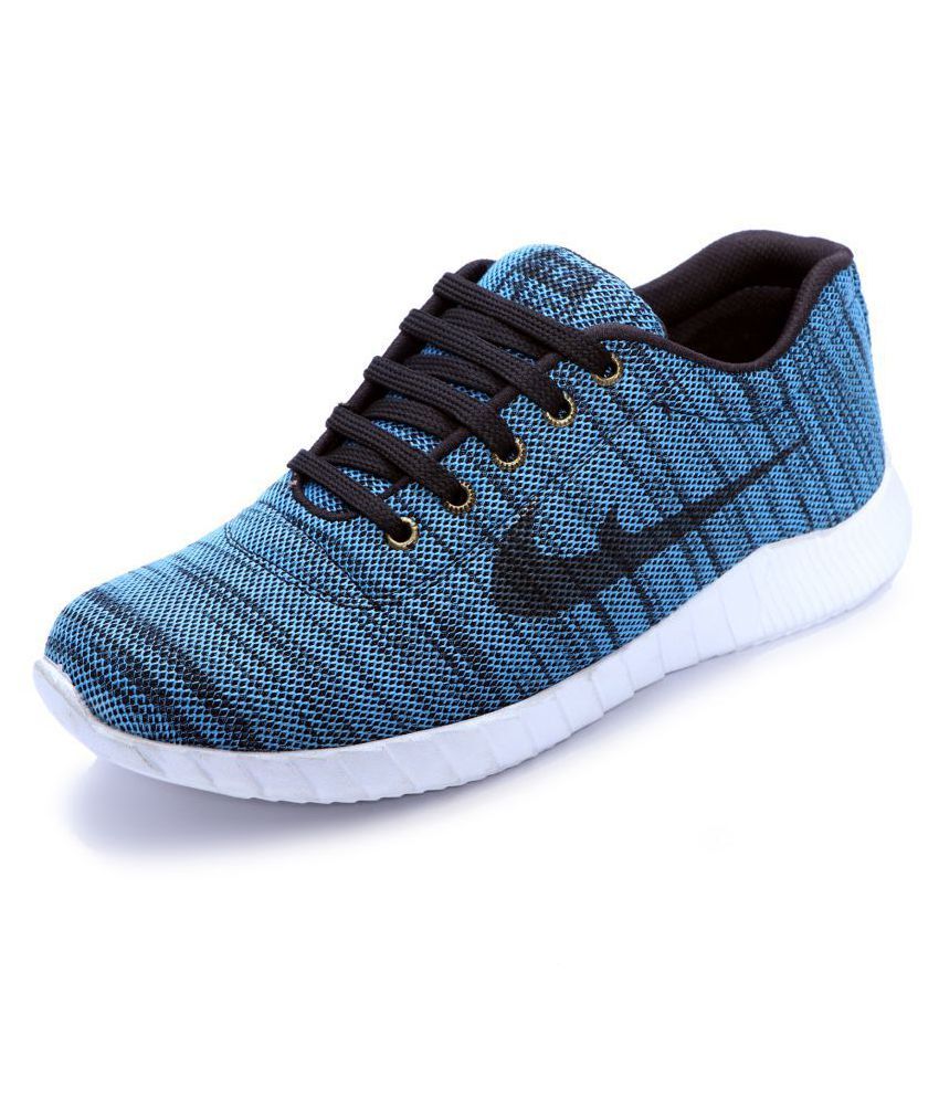 black and turquoise trainers