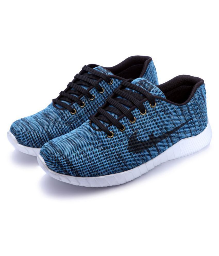 black and turquoise trainers