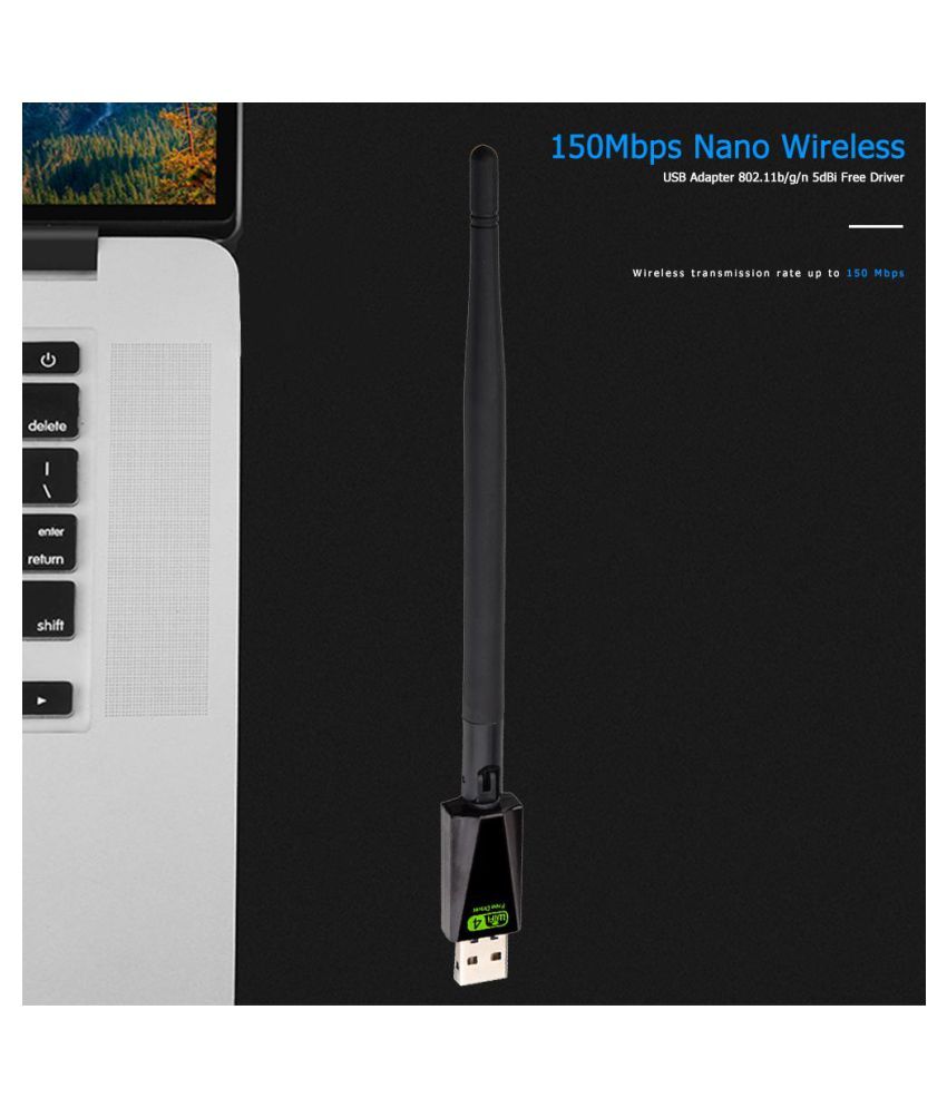 Buy Wireless WiFi Adapter Dongle 150Mbps Lan Network Card Receiver w