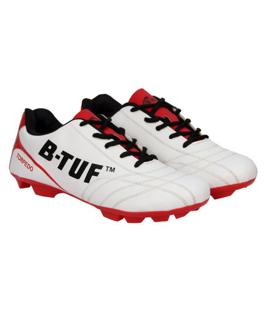 B TUF  TORPEDO Red Football Shoes  Buy B TUF  TORPEDO Red 