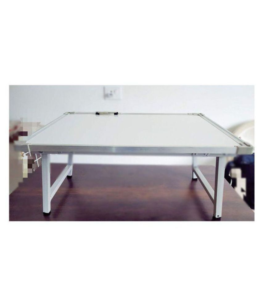 Multipurpose Foldable Kids Study Table With Whiteboard And Paper Stacking Clip Duster Marker