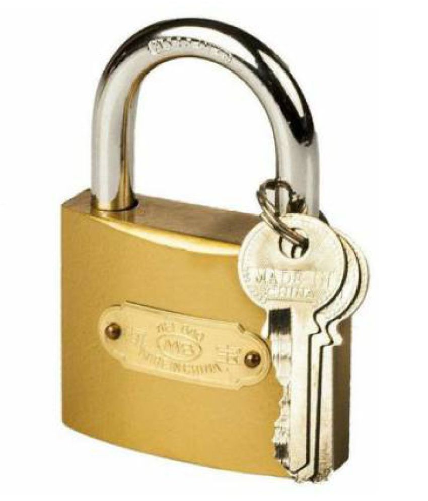     			JGG 63MM With 3 Keys Padlock  (Gold)