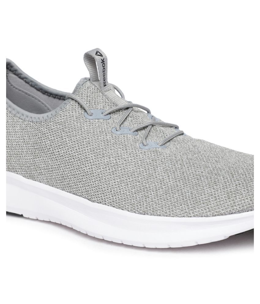 grey reebok sneakers