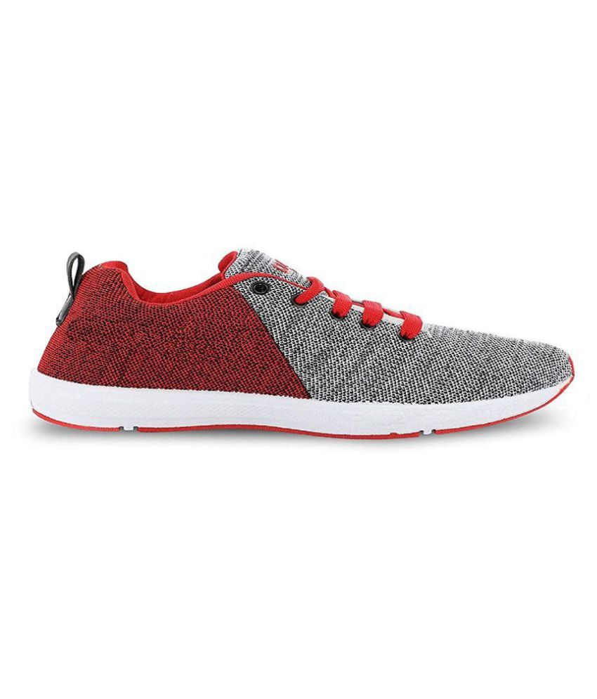 womens red training shoes