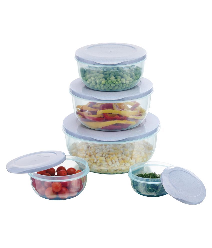 MasterCook Malta Polyproplene Food Container Set of 5 2700 mL Buy