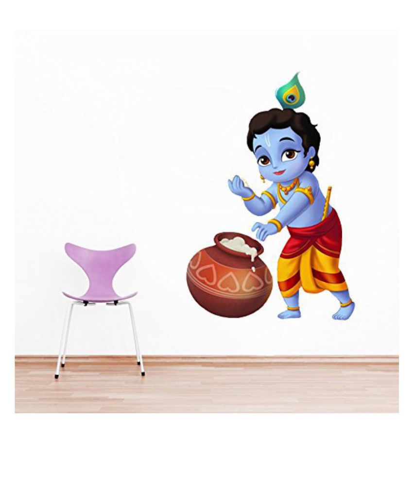 Sky Solution Bal Krishna Cartoon Characters Sticker ( 76 x 51 cms ) - Buy  Sky Solution Bal Krishna Cartoon Characters Sticker ( 76 x 51 cms ) Online  at Best Prices in India on Snapdeal