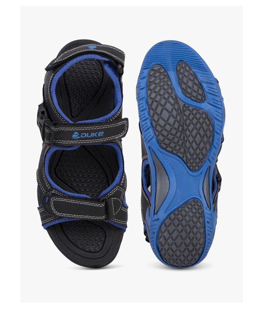 Duke Black Mesh/Textile Sandals Price in India- Buy Duke Black Mesh/Textile Sandals Online at 