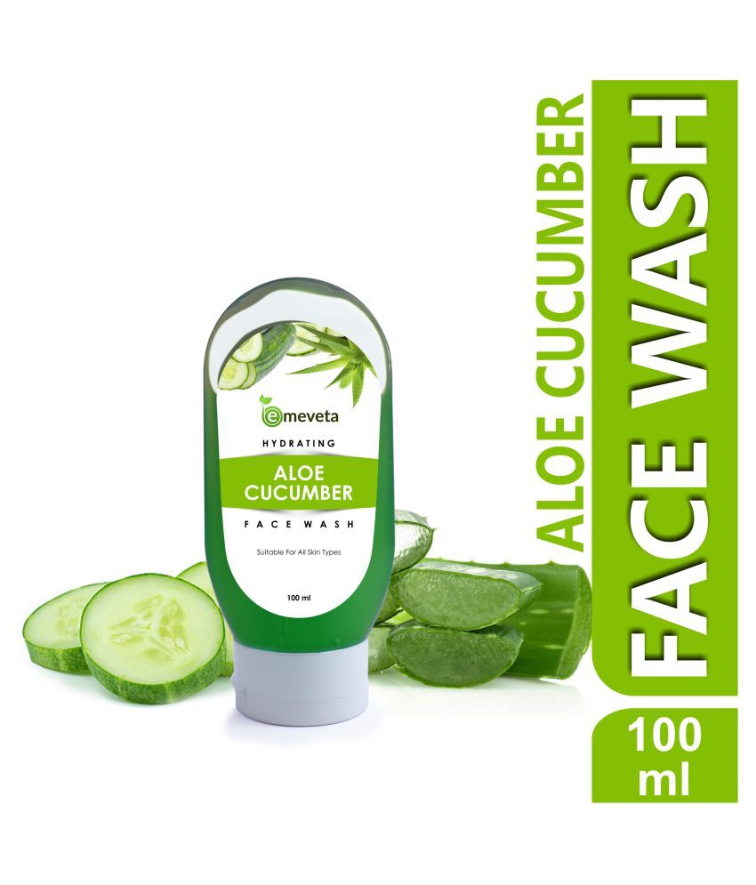 Emeveta Aloe Vera Cucumber Herbal Face Wash Dry and Oily Deep Clean