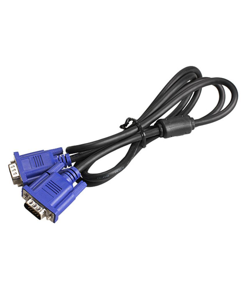 Premium 1.5M VGA To VGA 15pin Male to Male Monitor Cable for Laptop CRT