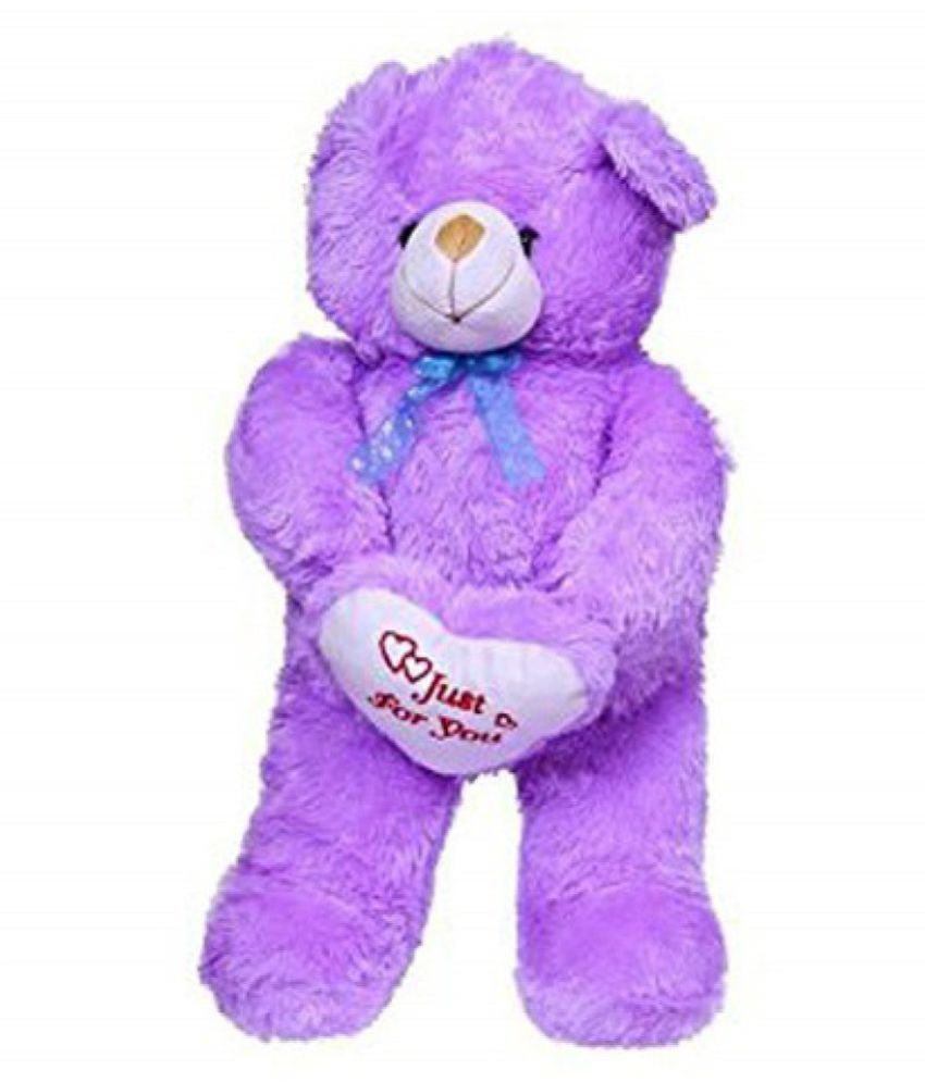 ZOOMINO Cute Purple Color teddy Bear 70cm - Buy ZOOMINO Cute Purple ...