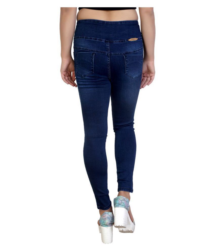 jeggings navy blue