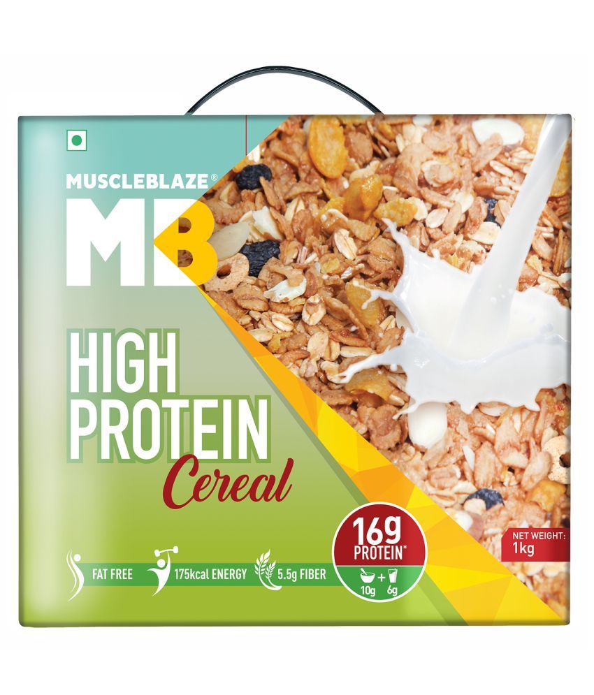 MuscleBlaze High Protein Breakfast Cereal 1 kg Meal Replacement Powder
