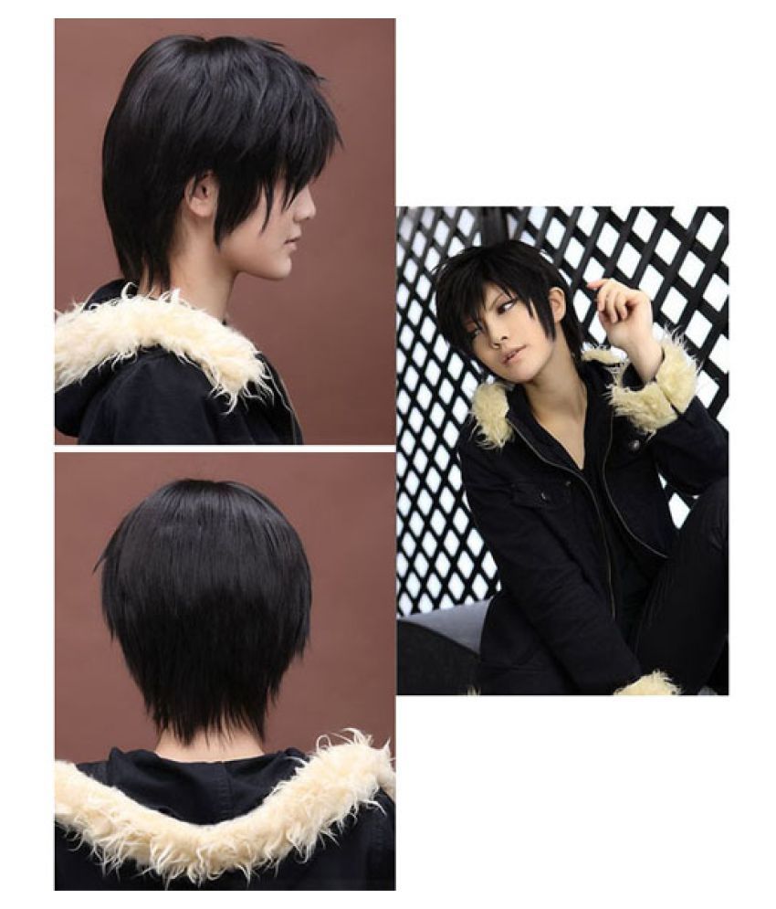 Durarara 1 Pc Short Black Boy Style Heat Resistant Synthetic Hair Wig: Buy Online at Low Price in India - Snapdeal Durarara 1 Pc Short Black Boy Style Heat Resistant Synthetic Hair Wig: Buy Online at Low Price in India - Snapdeal